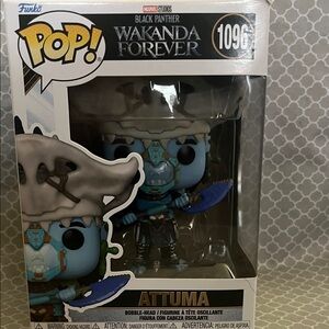 Funko Pop! Wakanda Forever Atuma Blue and Gray Figure